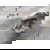 Mexen Oris свободностояща вана, оребрена, до стената 170 x 80 см, бяла, преливане розово злато - 52871708000-60