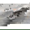 Mexen Oris свободностояща вана до стена, 170 x 80 см, бяла/черна, изчеткана мед - 52871708075-65