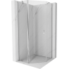 Mexen Mist петстенна душ кабина с отваряща се врата 90 x 90 см, прозрачна, хром - 8A8-090-090-01-00