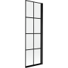 Mexen Mist параван за вана с едно крило, десен 60 x 150 см, черна решетка, черен - 8A9-060-001-70-77-P