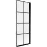 Mexen Mist параван за вана 1-крил за десен монтаж 70 x 150 cm, черна решетка, черен - 8A9-070-001-70-77-P
