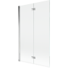 Mexen Mist душ параван 2-крилен ляв 110 x 150 см, прозрачен, хром - 8A9-110-002-01-00-L
