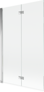 Mexen Mist душ параван 2-крилен ляв 110 x 150 см, прозрачен, хром - 8A9-110-002-01-00-L