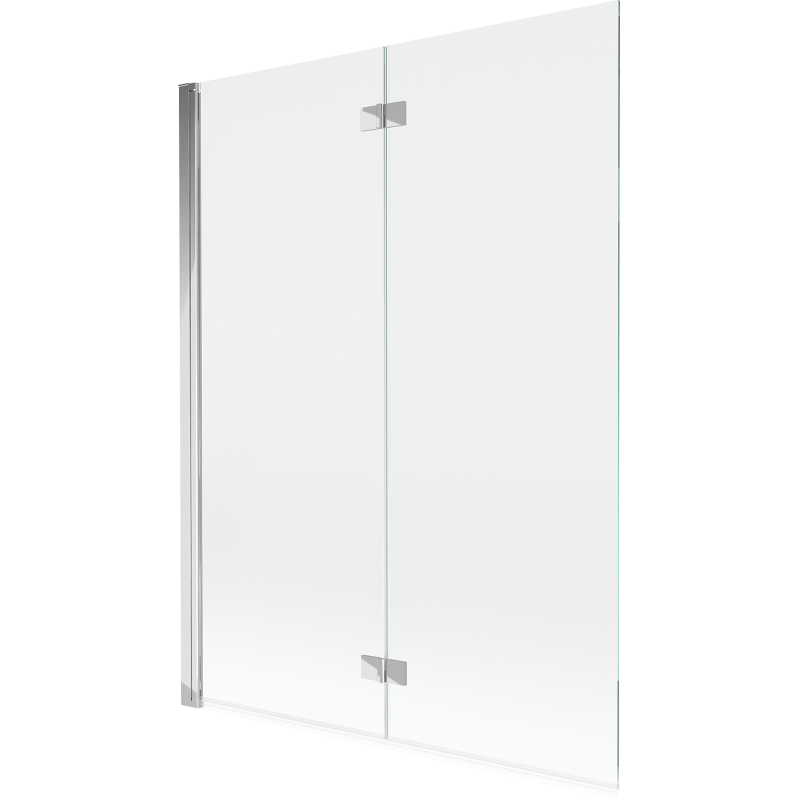 Mexen Mist параван за вана 2-крила ляв 130 x 150 см, прозрачен, хром - 8A9-130-002-01-00-L