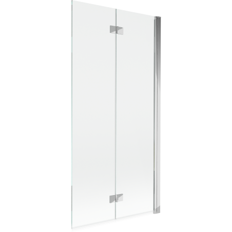 Mexen Mist параван за вана, 2-крилен десен 90 x 150 см, прозрачeн, хром - 8A9-090-002-01-00-P