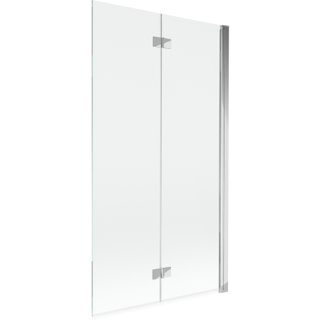 Mexen Mist двукрилен десен параван за баня 100 x 150 cm, прозрачен, хром - 8A9-100-002-01-00-P