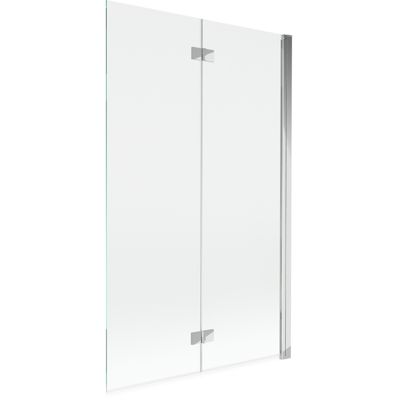 Mexen Mist параван за вана 2-крилен, десен 110 x 150 см, прозрачен, хром - 8A9-110-002-01-00-P