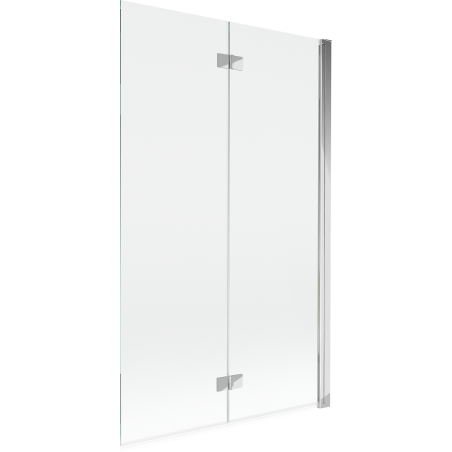 Mexen Mist параван за вана 2-крилен, десен 110 x 150 см, прозрачен, хром - 8A9-110-002-01-00-P