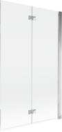 Mexen Mist параван за вана 2-крилен, десен 110 x 150 см, прозрачен, хром - 8A9-110-002-01-00-P