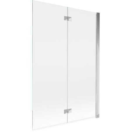 Mexen Mist параван за вана 2-крилен десен 120 x 150 см, прозрачен, хром - 8A9-120-002-01-00-P