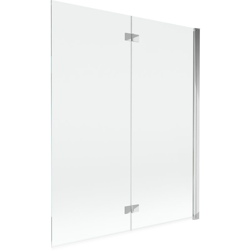 Mexen Mist двукрилен дясен параван за вана 140 x 150 см, прозрачен, хром - 8A9-140-002-01-00-P