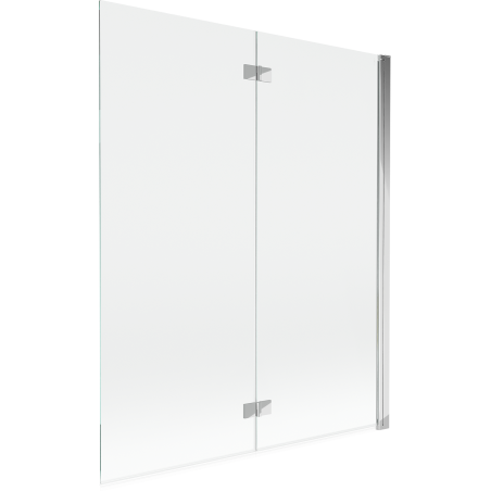 Mexen Mist двукрилен дясен параван за вана 140 x 150 см, прозрачен, хром - 8A9-140-002-01-00-P