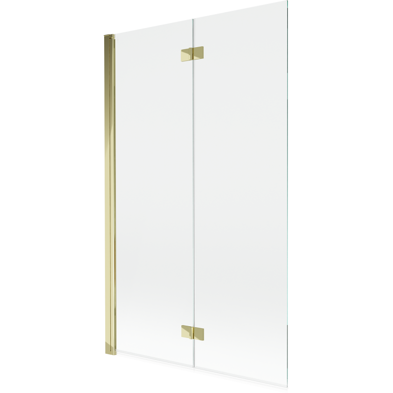 Mexen Mist душ параван 2-крила ляв 110 x 150 см, прозрачен, златен - 8A9-110-002-50-00-L