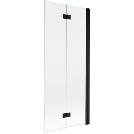 Mexen Mist двукрила душ кабина, десен монтаж 80 x 150 см, прозрачен, черен - 8A9-080-002-70-00-P