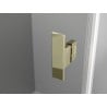 Mexen Mist-B душ кабина с отваряща врата 90 x 70 см, прозрачна, златна - 8A2T-090-070-50-00