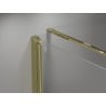 Mexen Mist-B отваряща се душ кабина 80 x 100 см, прозрачна, златна - 8A2T-080-100-50-00