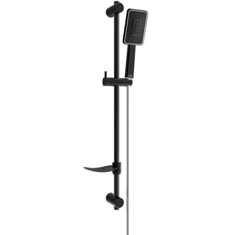 Mexen DF54 комплект за душ с плъзгаща се стойка, черен/хром - 785544582-17