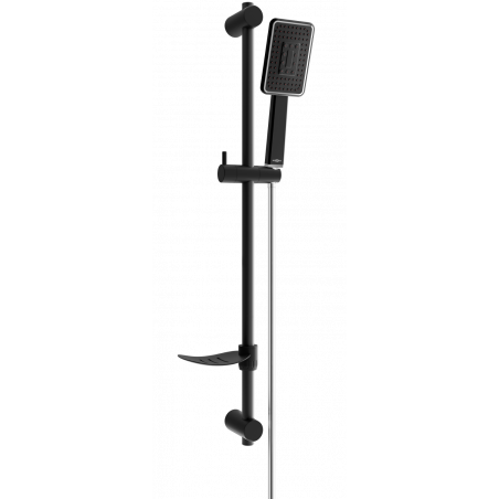 Mexen DF54 комплект за душ с плъзгаща се стойка, черен/хром - 785544582-17