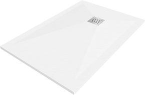 Mexen Stone+ правоъгълна композитна душ кабина 140 x 70 см, бяла - 44107014