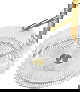 Mexen Eiva стъклена умивалник върху плота 39 x 39 см, прозрачна - 24163900