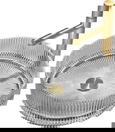 Mexen Eiva стъклена мивка за плот 39 х 39 см, сива - 24163966