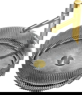 Mexen Eiva стъклена мивка за плот 39 x 39 cm, черна - 24163970