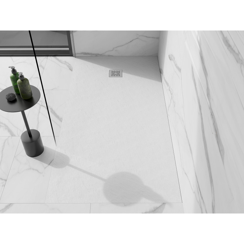 Mexen Stone+ правоъгълна композитна душ корито 160 x 70 см, бяло - 44107016