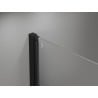 Mexen Mist-F Duo сгъваема душ кабина 120 x 90 см, прозрачна, черна - 8A6-120L-090P-70-00
