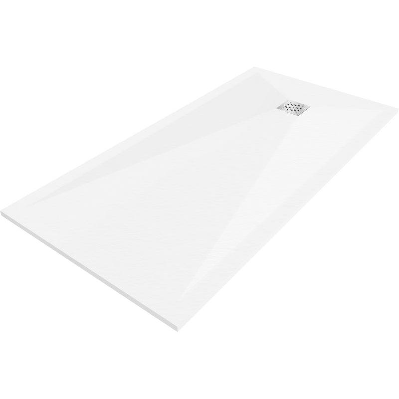 Mexen Stone+ правоъгълна композитна душ корито 160 x 70 см, бяло - 44107016