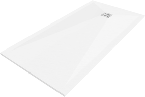 Mexen Stone+ правоъгълна композитна душ кабина 180 x 70 см, бяла - 44107018