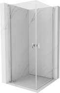 Mexen Mist-B Duo душ кабина с отваряеми врати 85 x 85 см, прозрачна, хром - 8A2-085-085-01-00