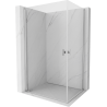Mexen Mist-B Duo сгъваем душ кабинка 100 x 85 см, прозрачно, хром - 8A2-100-085-01-00
