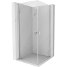 Mexen Mist-B Дуо кабина за душ с панти 95 x 90 см, прозрачна, хром - 8A2-095-090-01-00