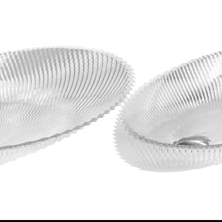 Mexen Zuri стъклена мивка за монтаж върху плот 39 x 39 cm, прозрачна - 24193900