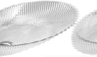 Mexen Zuri стъклена мивка за монтаж върху плот 39 x 39 cm, прозрачна - 24193900