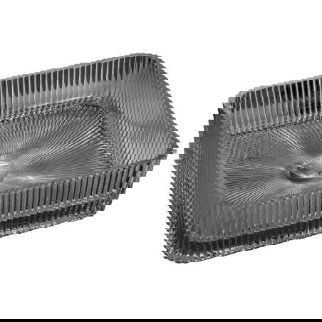 Mexen Nira стъклена умивалник за плот 39 x 39 см, черна - 24203970