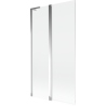 Mexen Mist L параван за вана с 2 крила 100 x 150 см, прозрачен, хром - 8A9L-100-011-01-00