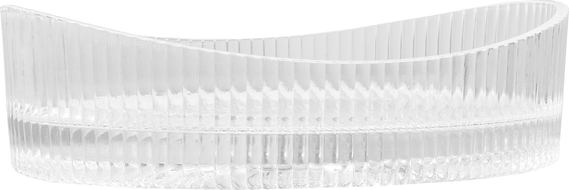 Mexen Kivo стъклена мивка за плот 50 x 37 cm, прозрачна - 24215000