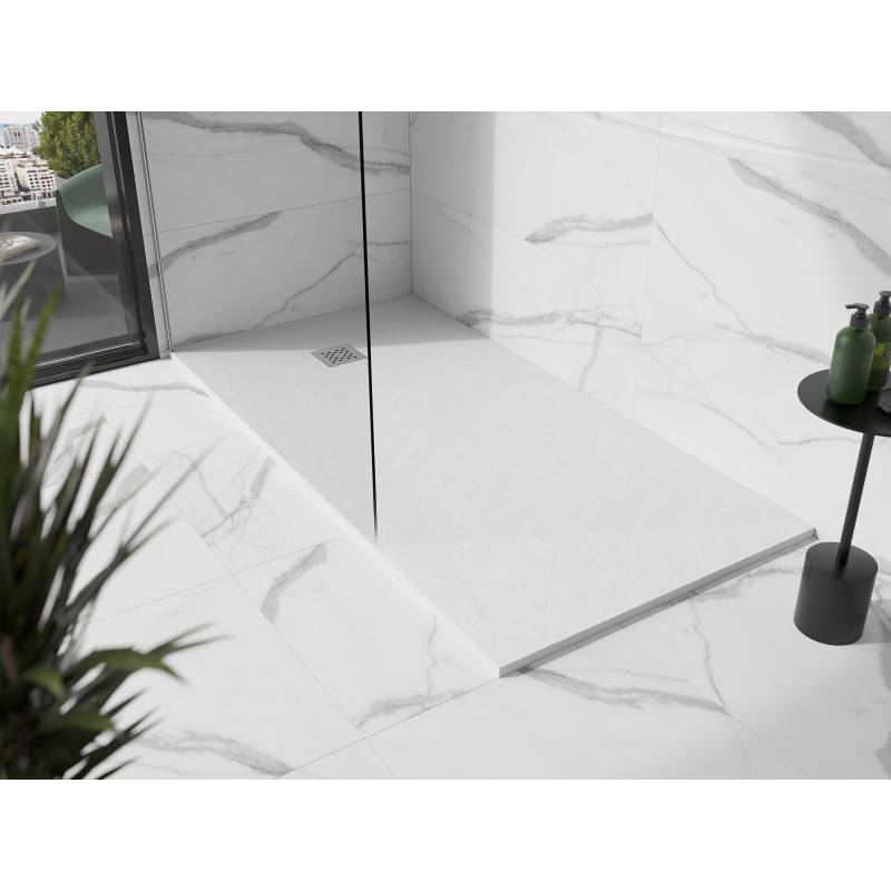 Mexen Stone+ правоъгълно композитно корито за душ 160 x 80 см, бяло - 44108016