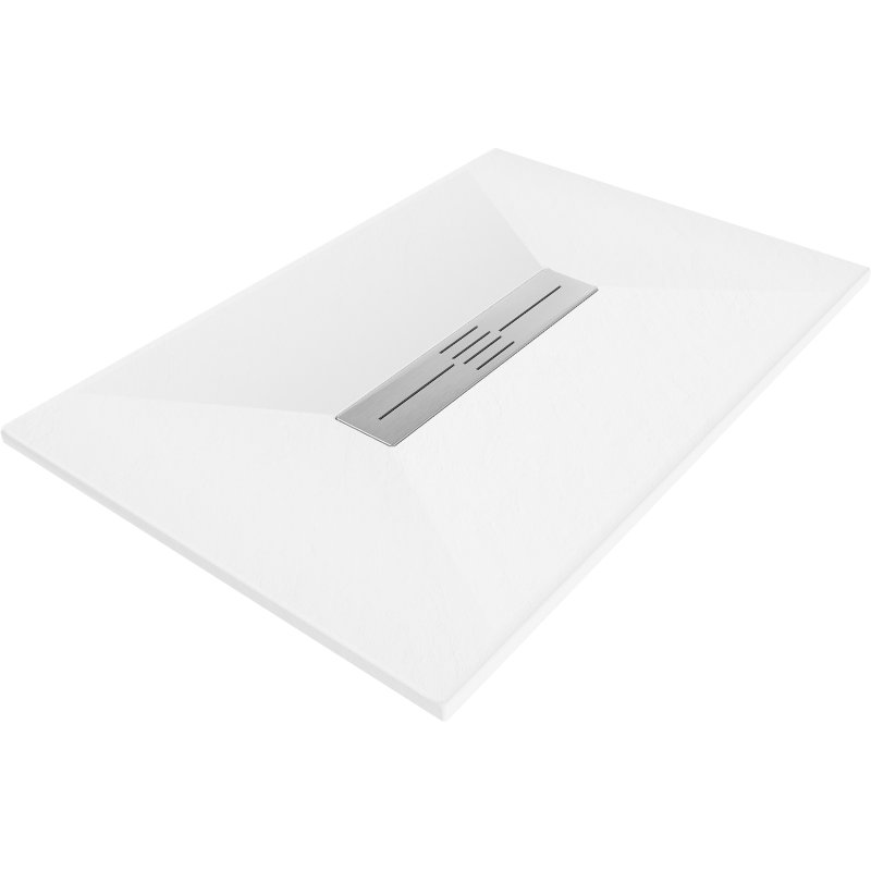 Правоъгълен поддушов басейн Mexen Toro SMC 120 x 90 cm, бял - 43109012
