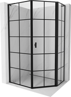 Mexen Mist L асиметрична петостранна душ кабина, отваряща се надясно, 90 x 100