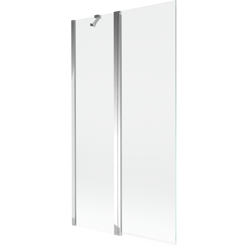 Mexen Mist параван за вана 2-крилен 100 x 150 см, прозрачен, хром - 8A9-100-011-01-00
