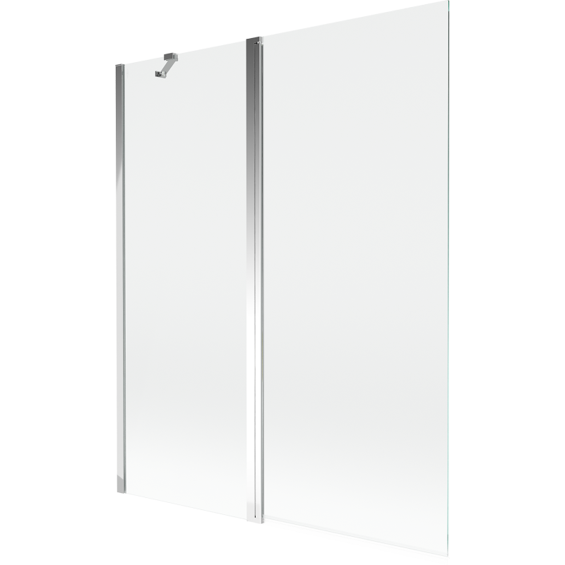 Mexen Mist двукрилен параван за вана 140 x 150 см, прозрачен, хром - 8A9-140-011-01-00