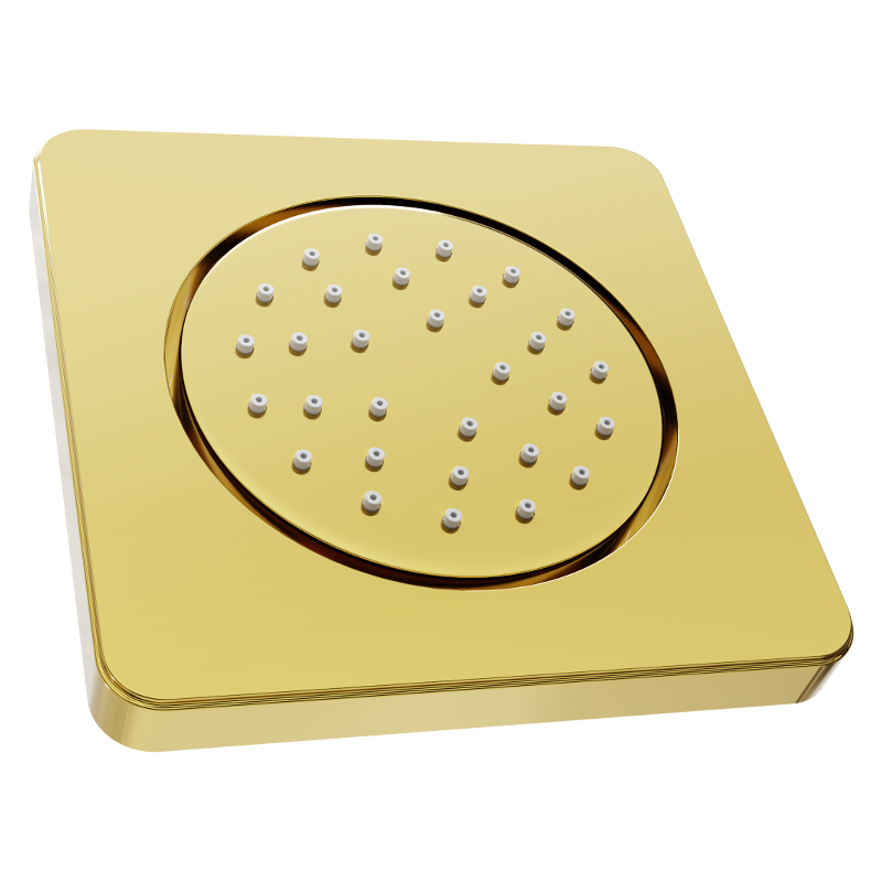 Mexen странична вградена дюза, златна - 79366-50