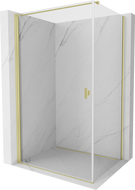 Mexen Mist-B кабина за душ с врата 85 x 70 см, прозрачна, златно матирана - 8A2T-085-070-55-00