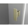 Mexen Mist-B отворена душ кабина 85 x 85 см, прозрачна, златиста четка - 8A2T-085-085-55-00