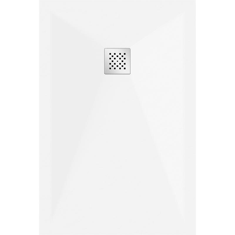 Mexen Stone+ правоъгълна композитна душ кабина 130 x 90 см, бяла - 44109013