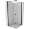 Mexen Mist-B окачена душ кабина 95 x 95 см, прозрачна, черна - 8A2T-095-095-70-00
