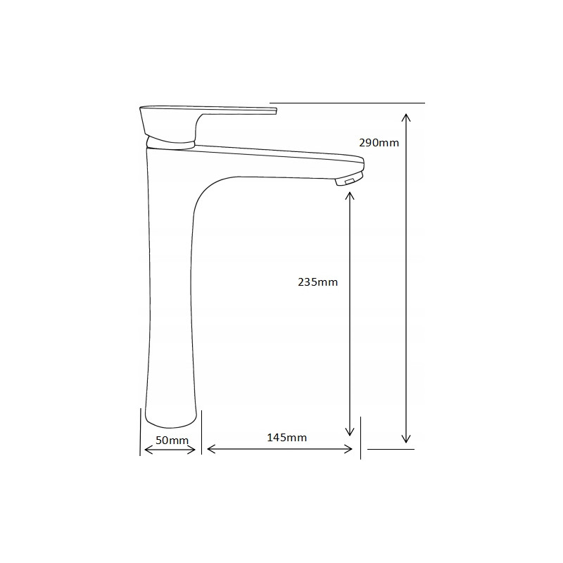 Mexen Axel DB62 комплект за вана, хром - 73813DB62-00