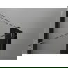 Mexen Mist L полуокръгла душ кабина с отварящи се врати 80 x 80 см, прозрачна, черна - 8A32L-080-080-70-00